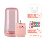 Luveta Smart U-type Toothbrush Pink pig /Age 3-6, , large