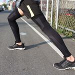 【AREXSPORT台灣製】AS-3420 壓力腿套 壓縮全腿套 壓縮套 護膝腿套 運動腿套 低敏止滑矽膠 登山腿套, , large