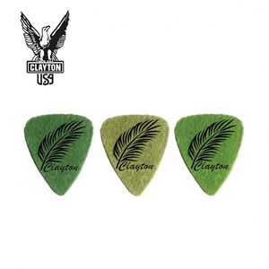 Clayton Uke Picks Felt Standard Leaf Pattern烏克麗麗彈片 三片裝【敦煌樂器】