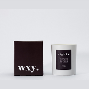【英國 wxy】經典蠟燭 -nights.波本酒 & 菸草/200g