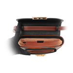 GUCCI Ouverture GG掛鎖迷你手提/肩背2用包/棕/黑色, , large