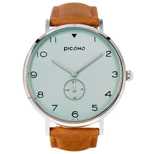 【PICONO】SPY S collection leather strap watch-Green / YS-7204