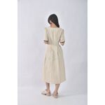 (S) todayful排扣百褶綠色洋裝二手衣, , large