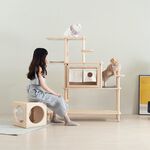 【paipaipets】Bien Bien Cat Tree - Short-Legged Cat Deluxe Jumping Platform, , large