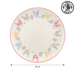 【SOLO Vintage】LCW Home 26cm Cute Garden Hen and Flower Egg Plate Made in Turkey, , large