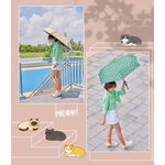 【周周生活】雨傘 現貨 自動傘 輕收省力 折疊傘 兒童雨傘 貓咪 兒童自動傘 陽傘 遮陽傘 雨傘袋  晴雨傘 快速出貨, , large