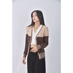 (S) mastina質感棕色罩衫二手衣, , large