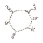 【ULOO】Twinkle 海漾微光不鏽鋼手鍊-銀色 UB2000120, , large