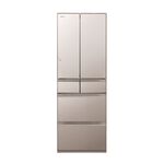 HITACHI Original Imported Grade 1 Energy Efficiency 537L Six-Door Glass Thin Wall Design Inverter Refrigerator RHW540RJ, , large