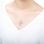 【Angel & Me】生命樹 十字架 s925 純銀 項鍊 基督 福音 洗禮 受洗 聖誕節 禮物, , large