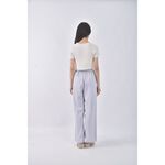 (S) 高腰寬鬆紫色長褲二手衣, , large