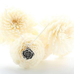 【Angel & Me 】小王子 玫瑰 花 (大) Rose s925 純銀 項鍊 情人節 禮物