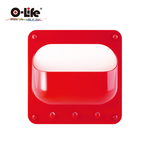 【O-Life】磁吸式壁掛收納盒-E款紅色, , large
