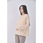 (M) pazzo質感杏色長袖上衣二手衣, , large