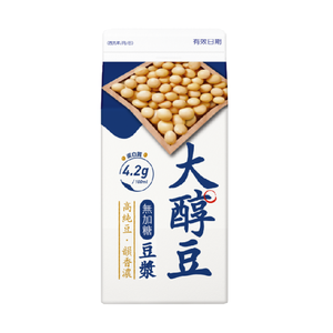 大醇豆無加糖豆漿375ml※實際到貨效期約4天以上