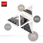 E-BOOKS Z3 Mechanical Feel Noise Reduction Wired Keyboard USB Plug-in Low-Noise Chocolate Keys Dustproof and Water-Resistant Thunder Carved Keycaps, , large