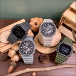 CASIO 卡西歐 G-SHOCK 運動風極簡八角 太陽能電力智慧藍牙手錶 GA-B2100LUU-5A, , large