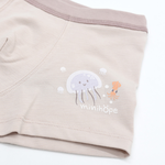 minihope美好的親子生活-男童四角褲-歡樂跳舞的水母-XS, , large