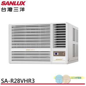 SANLUX Sanyo Taiwan 3-4 Ping Grade 1 Energy Efficiency R32 Inverter Window Air Conditioner Right-Blow Cooling & Heating SA-R28VHR3
