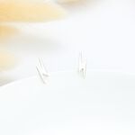 【Angel & Me】力量 閃電 lightning 一對 s925 純銀 耳環 耳夾 情人節 禮物, , large