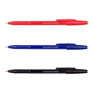 【SKB 文明】輕盈中油筆 0.5mm 藍/紅/黑 12支 / 盒 SB-0601  -  多款可選
