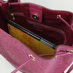 【M2nd】 Ostrich Slim Zip Wallet, , large
