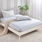 【Betrise】Rhine Lake | Environmentally friendly printing and dyeing anti-mite and antibacterial 100% combed cotton dual-purpose quilt and bed sheet set - double, , large