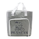 日本進口保冷保溫購物袋-史努比- 灰色-1入, , large