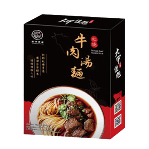 [Hong Li] Limited Time Sale!! Dajia Jia Xu Wang Shen Instant Noodles – Braised Beef Soup Flavor 132g (Pack of 6)