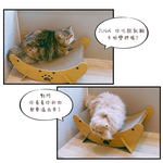 【Y HOUSE】Crescent cat scratching bed cat bed pet bed cat scratching board cat bed, , large