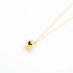 【Angel & Me】Ball 14KGF Gold-filled necklace Valentine Day Birthday gift, , large