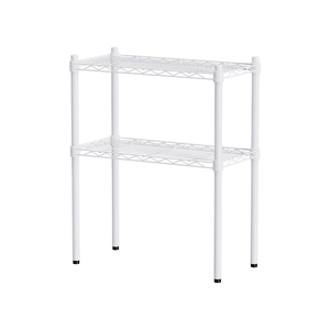 【Y HOUSE】60x30x75cm Lightweight Two-layer Iron Rack Iron Rack Shelf-Painted White