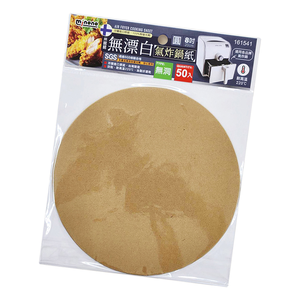 米諾諾無漂白氣炸鍋紙-圓8吋-無洞-50入-12組,  米諾諾無漂白氣炸鍋紙-圓8吋-無洞-50入-12組
