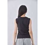 (S) moschino無袖黑色上衣二手衣, , large