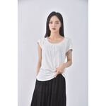 (S) kookai質感棉質純棉白色短袖上衣二手衣, , large