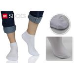 【BVD】中性休閒毛巾底船襪<漂白>B220 女襪 短襪 襪子, , large