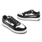 [秉宸] PUMA Court Classic Street SD休閒運動鞋 黑/白 40021501 , , large