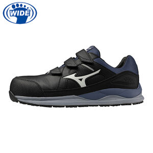 MIZUNO PRIME FIT HW Ⅱ 21L 防護鞋 黑 3E楦 高級舒適 黏帶式 柔軟回彈 F1GA247209