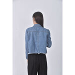 (S) tokyo fashion丹寧牛仔質感羊毛羊毛藍色外套二手衣, , large