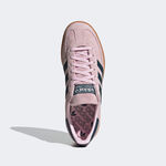 Kixpress-Adidas Handball Spezial W 女 休閒鞋 經典 復古 麂皮 三葉草 粉紅 深藍 [IF6561], , large