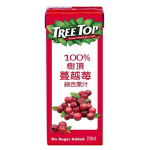 Tree To100 Cranberry Juice Aseptic 200m