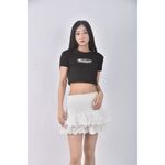 (M) triple eight韓牌質感白色短裙二手衣, , large