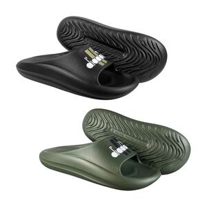 DIADORA迪亞多那 休閒舒壓拖鞋 MIT台灣製造 男鞋 居家 戶外 一體成型 EVA 足弓支撐 排水 止滑 黑 綠,  DIADORA迪亞多那 休閒舒壓拖鞋 MIT台灣製造 男鞋 居家 戶外 一體成型 EVA 足弓支撐 排水 止滑 黑 綠