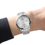 CITIZEN 星辰 光動能簡約大三針手錶-40mm AW1231-66A, , large