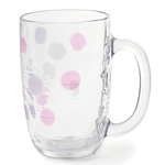 [豐名日本餐具] 4.0"玻璃馬克杯 紅點 / G04MG0-4, , large