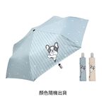 哈囉狗狗-55x7K黑膠防曬自動開收傘, , large
