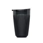 【Huskee】 Reusable Coffee Cup HuskeeRenew Tritan 8oz Amber (w/stopper lid) , , large