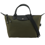 LONGCHAMP S號 LE PLIAGE ENERGY 再生帆布二用包(卡其綠), , large