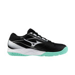 Mizuno Cyclone Speed 5 男 排球鞋 穩定 包覆 回彈 美津濃 黑 綠 [V1GA258012], , large