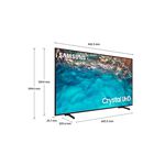 SAMSUNG 43-inch 4K UHD Connected LCD TV UA43BU8000WXZW, , large